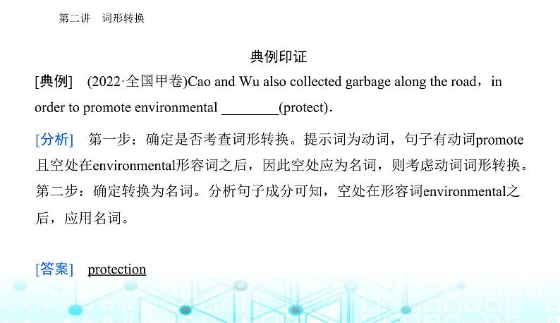 高考英语二轮复习专题四第二讲词形转换课件第4页