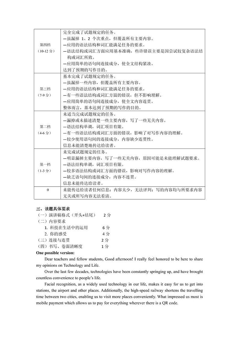 高二英语答案(2)第2页