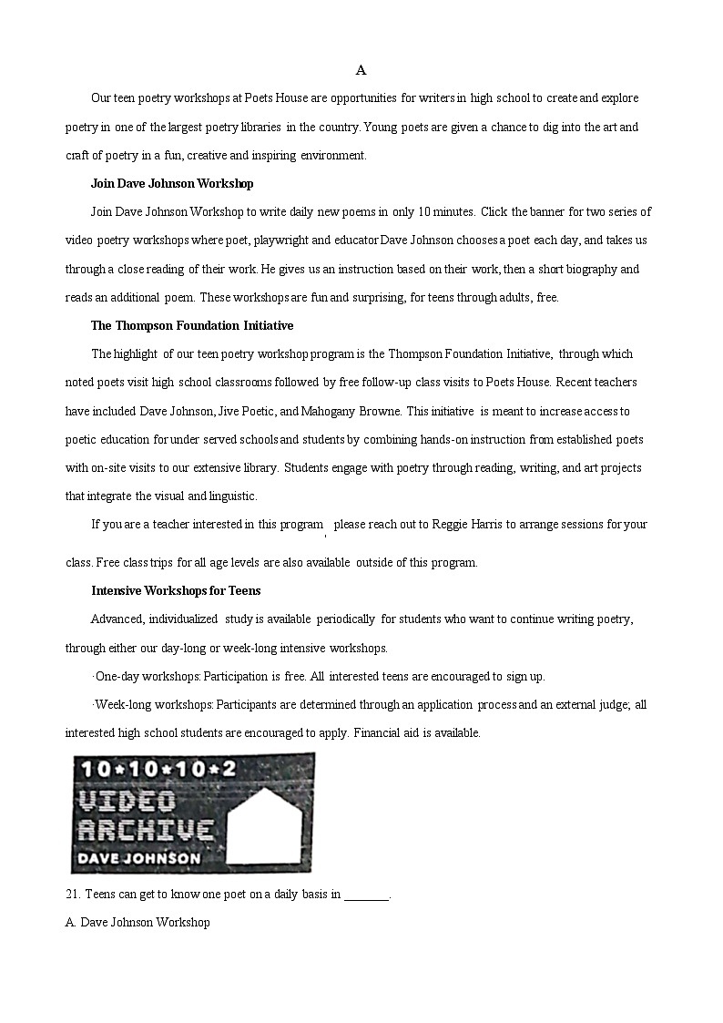 北京市丰台区2023-2024学年高二英语上学期期中试题A卷(Word版附答案)03