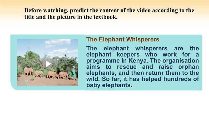 人教版高中英语必修二 UNIT 2 Period VI Video Time & Assessing Your Progress(课件)第3页