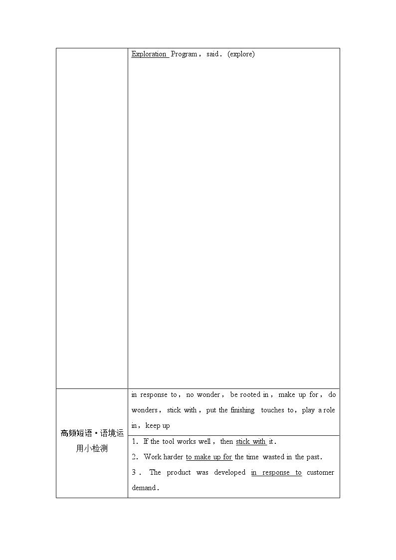 译林版高考英语一轮复习必修第2册UNIT2 Be sporty,be healthy课时学案第3页