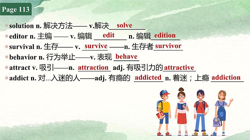人教版(2019)高中英语必修一 Unit1 Teenage life Reading and Thinking 课件02