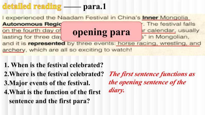 新人教版高中英语必修三Unit1Festivals and Celebrations-Reading for Writing课件07