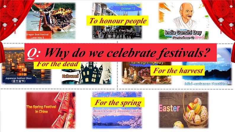 人教版高中英语选修三 Unit1 Festivals and Celebrations 阅读课件03