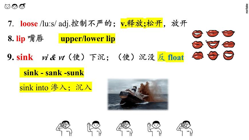 高中外研版英語(yǔ)必修三Unit 1 Knowing me, knowing you - 單詞課件第4頁(yè)