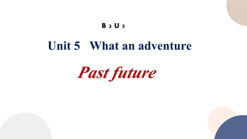 高中外研版英语必修三Unit 5 What an adventure - using language 语法课件01