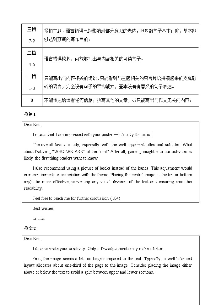 2024威海高三上学期期末考试英语含答案02