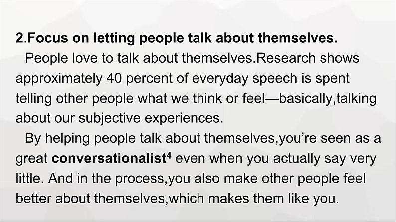 人教版高中英语必修第一册同步训练WELCOME UNIT Section Ⅰ Listening and Speaking课件第8页