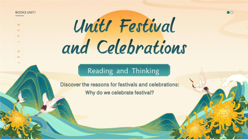 新人教版（2019）高中英语必修三U1 Festivals and Celebrations Reading and Thinking阅读课件01