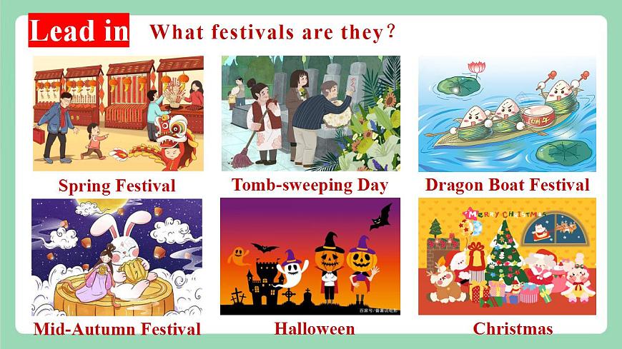 Unit 1 Festivals and Celebrations 第2課時(shí) Reading and Thinking課件  人教版高一英語(yǔ)必修三第6頁(yè)