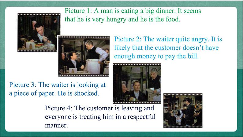 Unit 5 Period 6 Listening and Talking, Assessing Your Progress & Video Time课件 人教版高中英语必修三05
