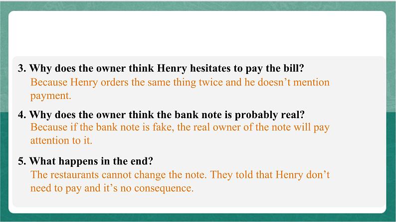 Unit 5 Period 6 Listening and Talking, Assessing Your Progress & Video Time课件 人教版高中英语必修三07
