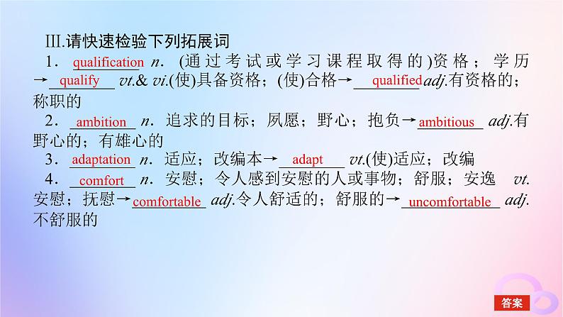 新教材2023版高中英语Unit2BridgingCultures单元知识回顾与提升课件新人教版选择性必修第二册第6页