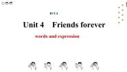 高中英语外研版 (2019)必修 第一册Unit 4 Friends forever说课ppt课件