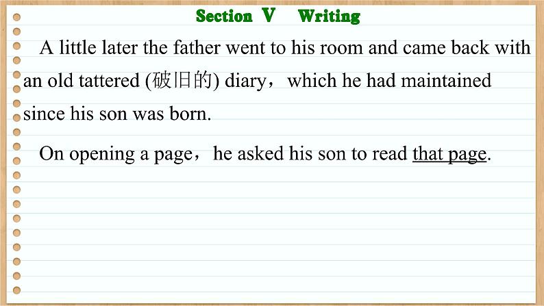 北师大版高中英语必修第三册 Unit 9 Learning Section Ⅴ Writing PPT课件第6页