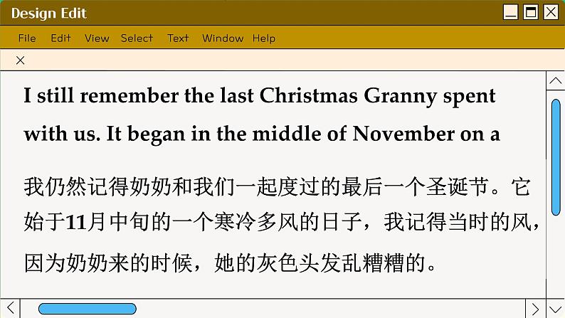 北师大版高中英语必修第一册 Unit 3 4.LESSON 3 MEMORIES OF CHRISTMAS PPT课件06