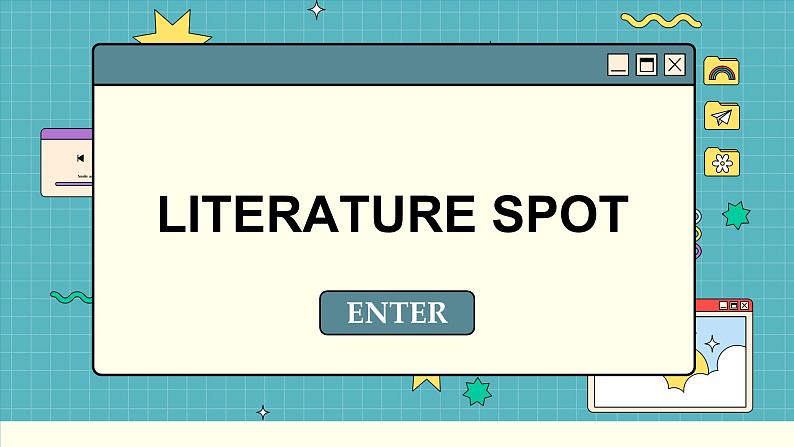北师大版高中英语必修第一册 Unit 3 8.LITERATURE SPOT PPT课件第1页