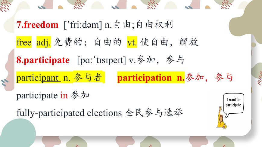 Unit 2 Let’s celebrate 單詞課件第7頁(yè)