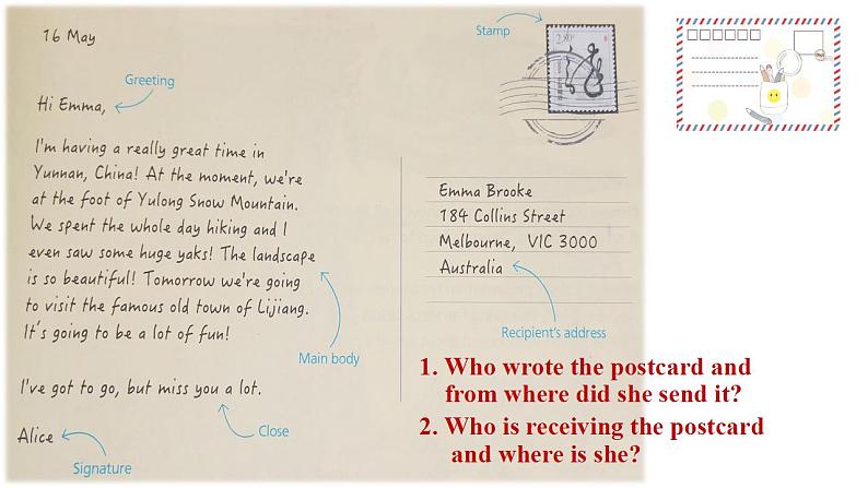Unit 5 on the road - writing课件04
