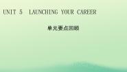 高中英语人教版 (2019)选择性必修 第四册Unit 5 Launching Your Care说课课件ppt