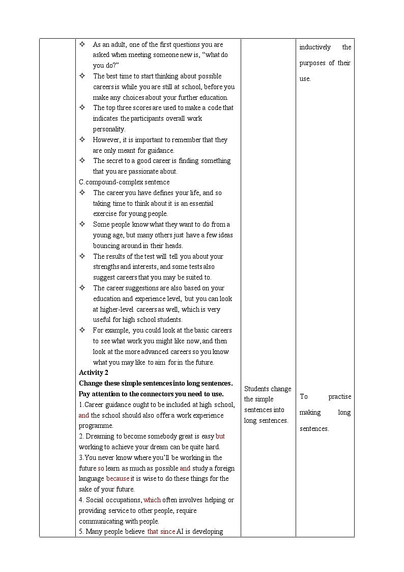 unit 5 Launching your career Period 3 Review useful structures教案03