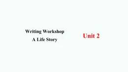 2023-2024学年高二英语北师大版选择性必修第一册Unit 2 Success Writing Workshop 课件（15页）