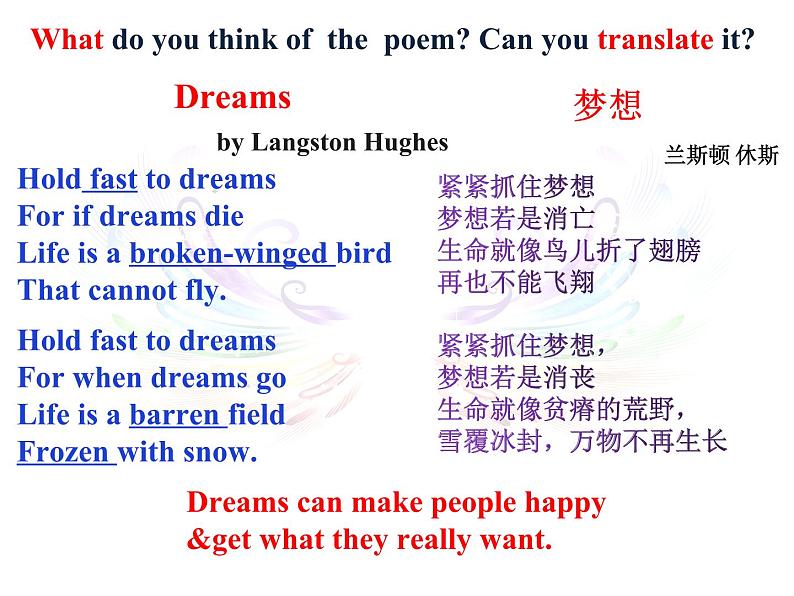 高中英语牛津译林版选择性必修第一册Unit4Exploring poetry-Welcome to the unit--Reading课件04
