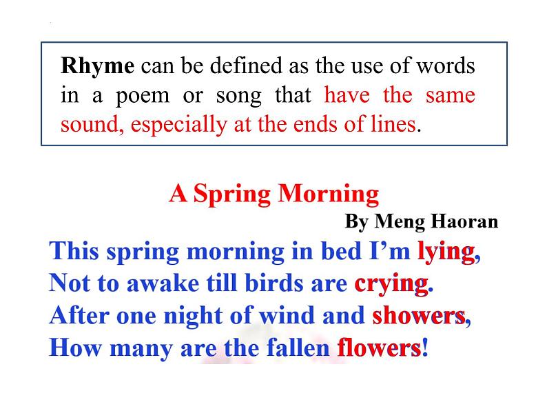 高中英语牛津译林版选择性必修第一册Unit4Exploring poetry-Welcome to the unit--Reading课件06