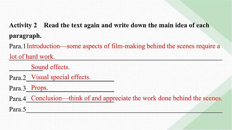 译林版高中英语必修第二册Unit1 Section A Welcome to the Unit& Reading课件第8页