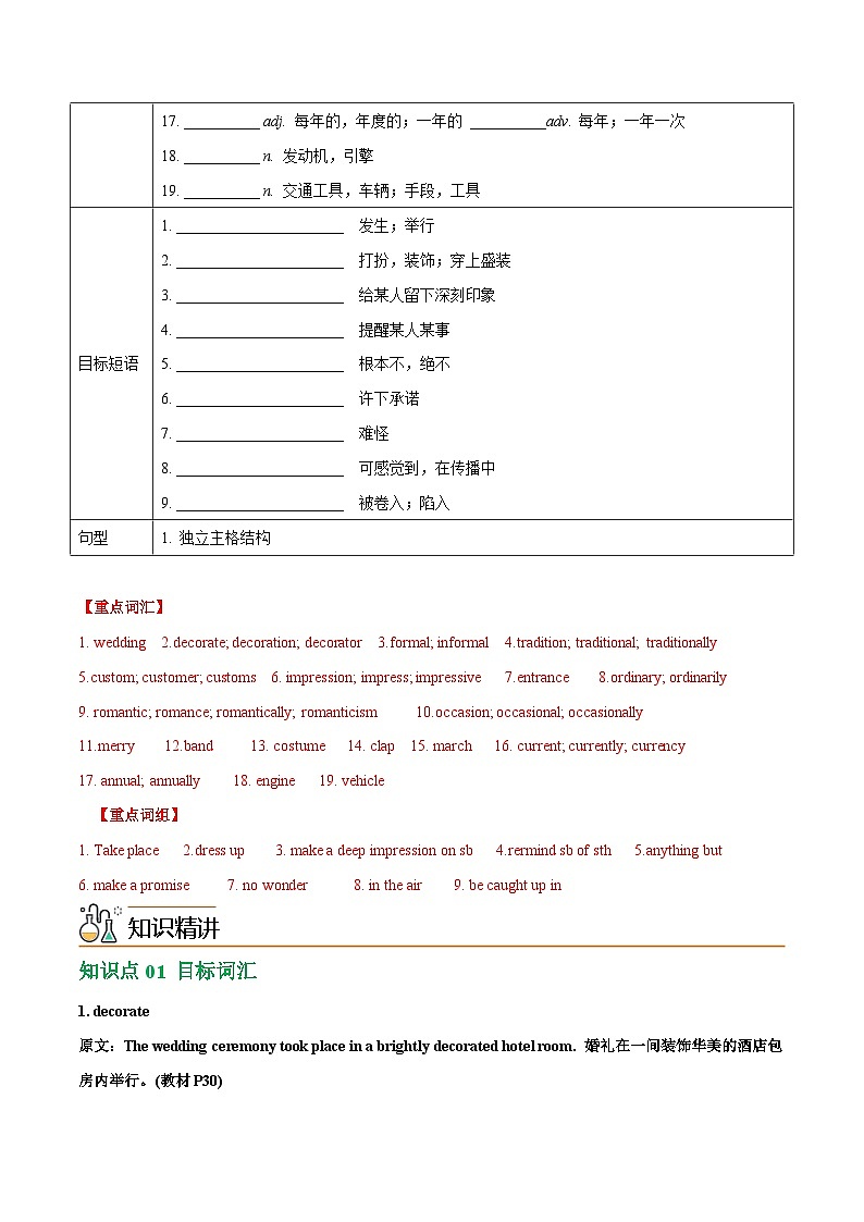 3.1 Welcome to the unit & Reading(教师版)-高一英语同步精品讲义(译林版必修第二册)第2页