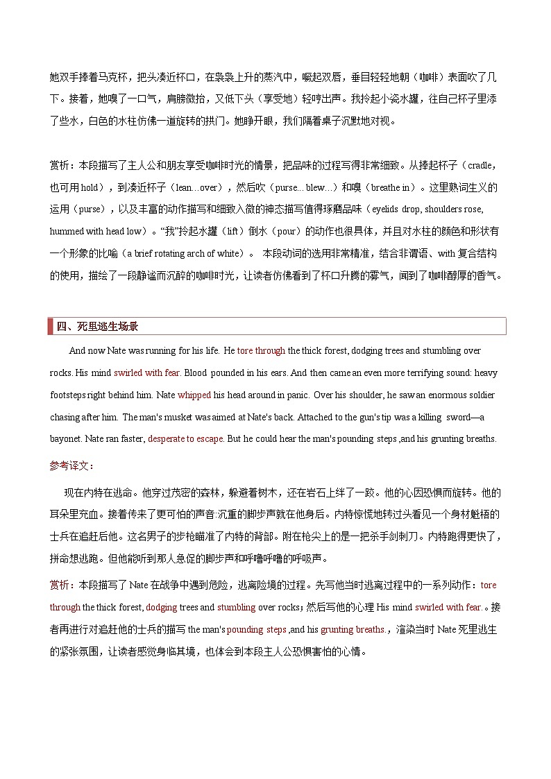 专题06 读后续写:微场景描写(2)(解析版)第3页
