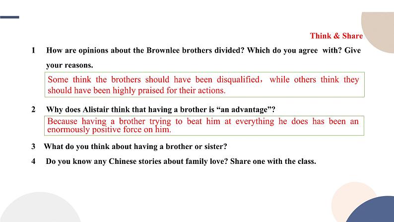 Unit 3 Family Matters Developing ideas & Presenting ideas课件06