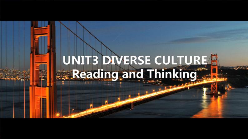 【公开课】新人教版（2019）高中英语必修三Unit3 Diverse cultures Reading and Thinking阅读课件（含素材）01