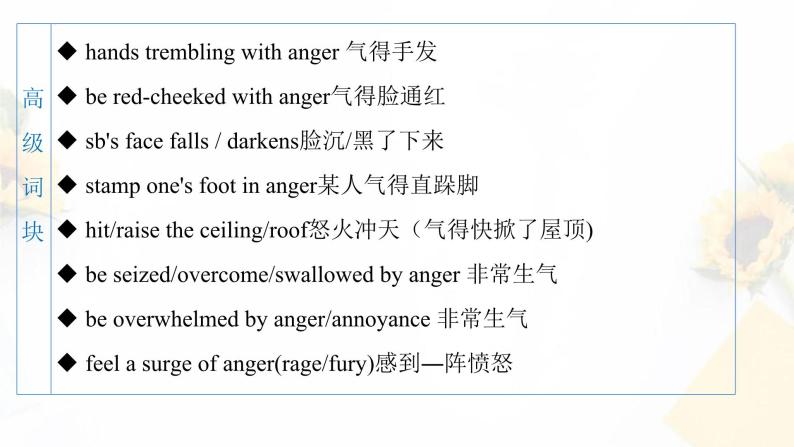 练习DAY 12  情感描写之 ”愤怒“-- 2024届高考英语读后续写晨背晚练30天05