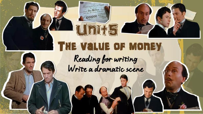 新人教版（2019）高中英语必修三Unit5 The value of money Reading for Writing读写课件（含素材）01