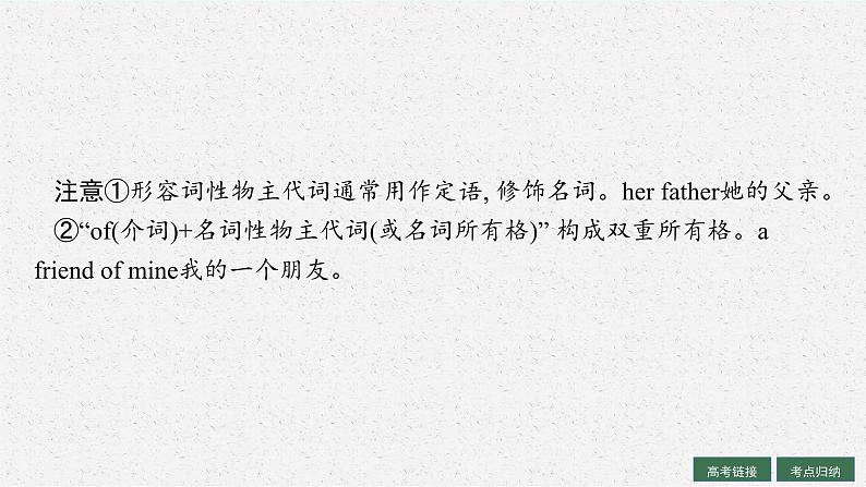 2025届高三一轮复习英语课件第2部分语法专项提升语法专题2代词(人教版新高考新教材)第8页
