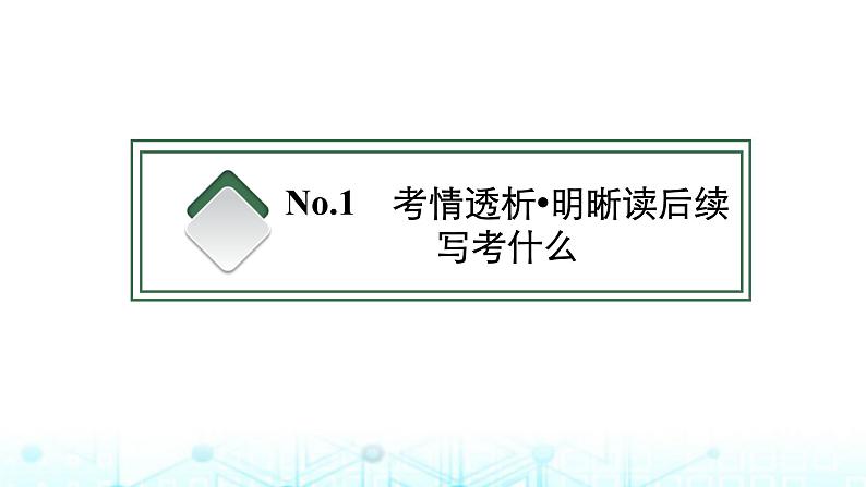 新高考(广西专版)2024届高考英语二轮复习专题六读后续写课件第3页