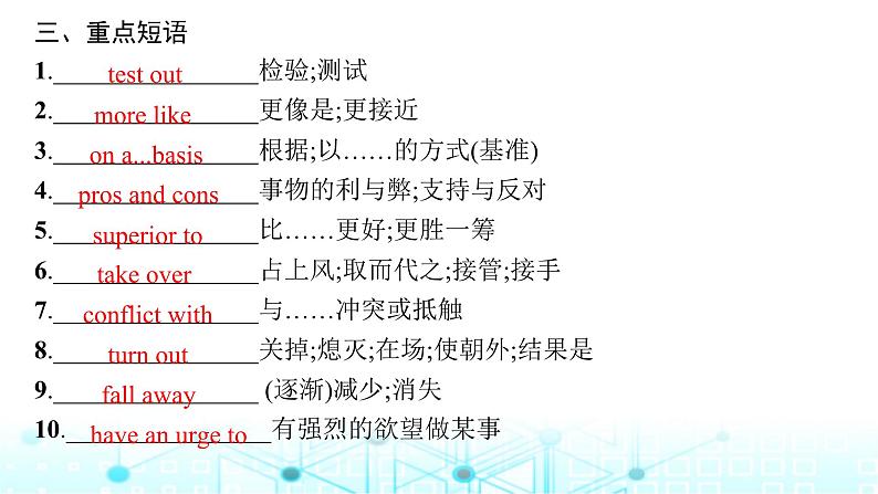 新人教版2025届高考英语一轮复习Unit1ScienceFiction选择性必修第四册课件第8页