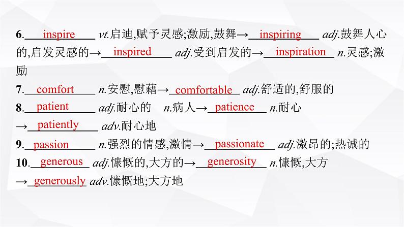 外研版2025届高考英语一轮复习教材知识复习Unit4Friendsforever必修第一册课件第7页