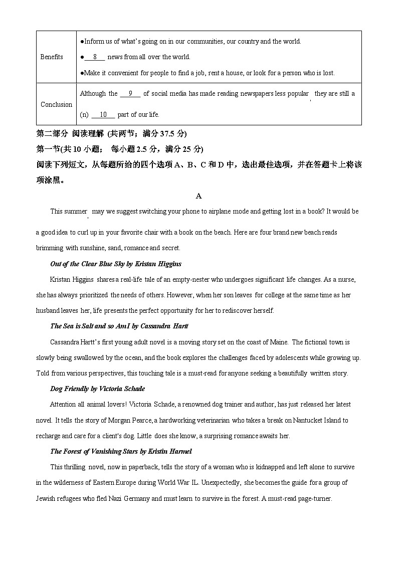广东省东莞市东莞市三校2023-2024学年高二下学期4月期中联考英语试题(原卷版+解析版)02