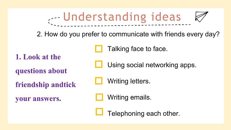 高中英语必修一册 Unit 4 Understanding ideas PPT课件第7页