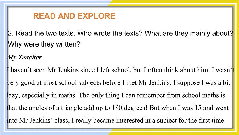 高中BSD英语选择性必修第一册 Unit 1 sectionⅡ Lesson 1 TEACHERS PPT课件03