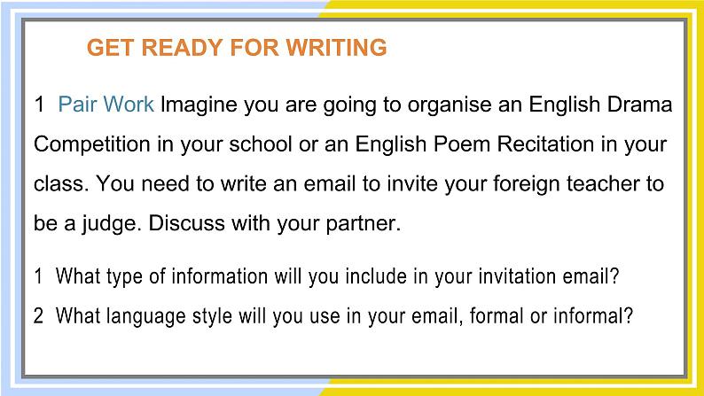 高中BSD英语选择性必修第一册 Unit 1 sectionⅤ WRITING WORKSHOP & VIEWING WORKSHOP PPT课件第3页