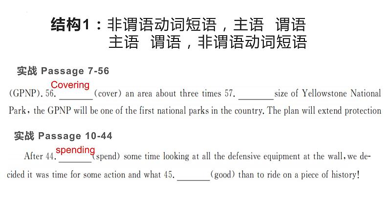 语篇填空之非谓语动词 课件 2025届高考英语一轮复习第3页