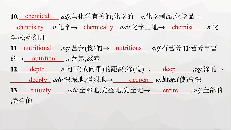人教版高考英语一轮复习选择性必修1UNIT5 WORKING THE LAND课件第8页