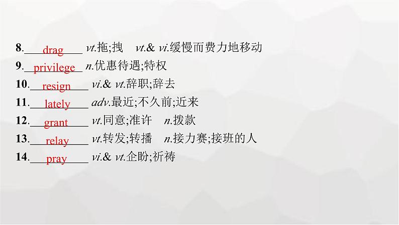 人教版高考英语一轮复习选择性必修4UNIT4 SHARING课件第5页