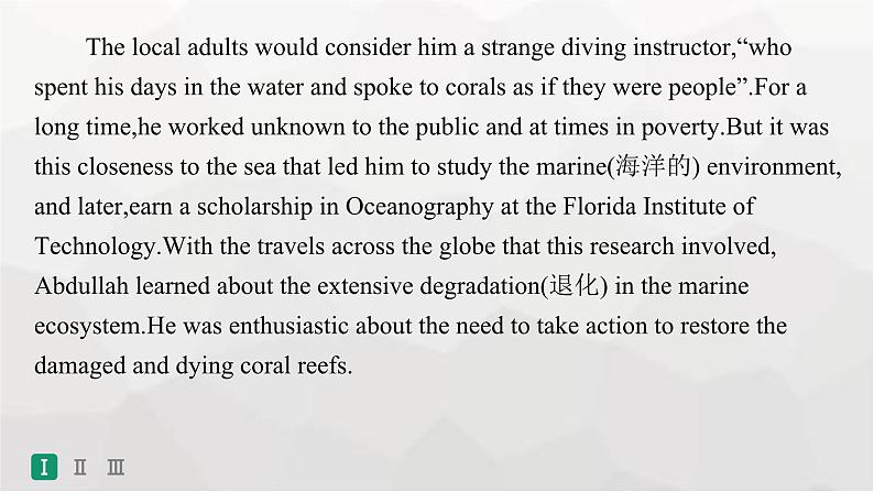 人教版高考英语一轮复习必修第2册UNIT2 WILDLIFE PROTECTION组合练课件第3页