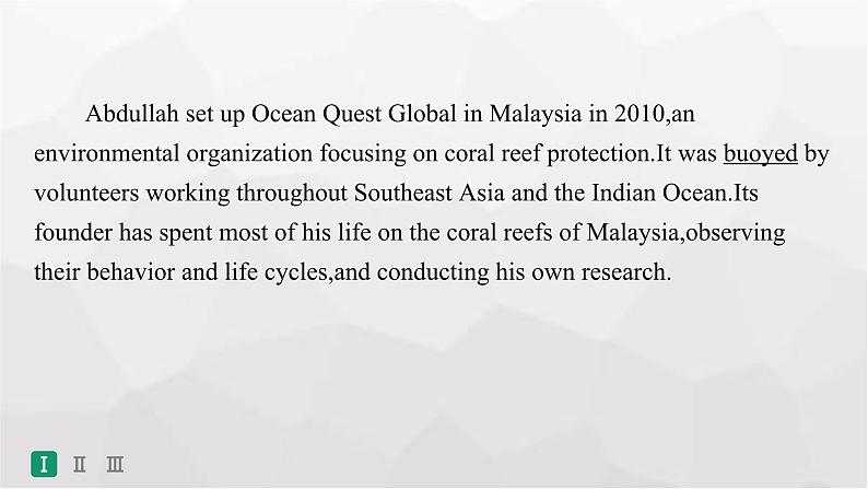 人教版高考英语一轮复习必修第2册UNIT2 WILDLIFE PROTECTION组合练课件第4页