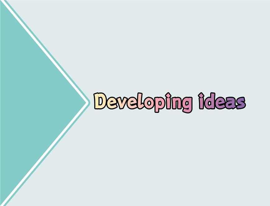 外研版（2019）高中英語必修一Unit1 A new start Developing ideas 課件第3頁