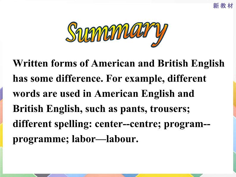 外研版(2019)高中英语必修一Unit2 Exploring English Presenting ideas and reflection 课件第7页